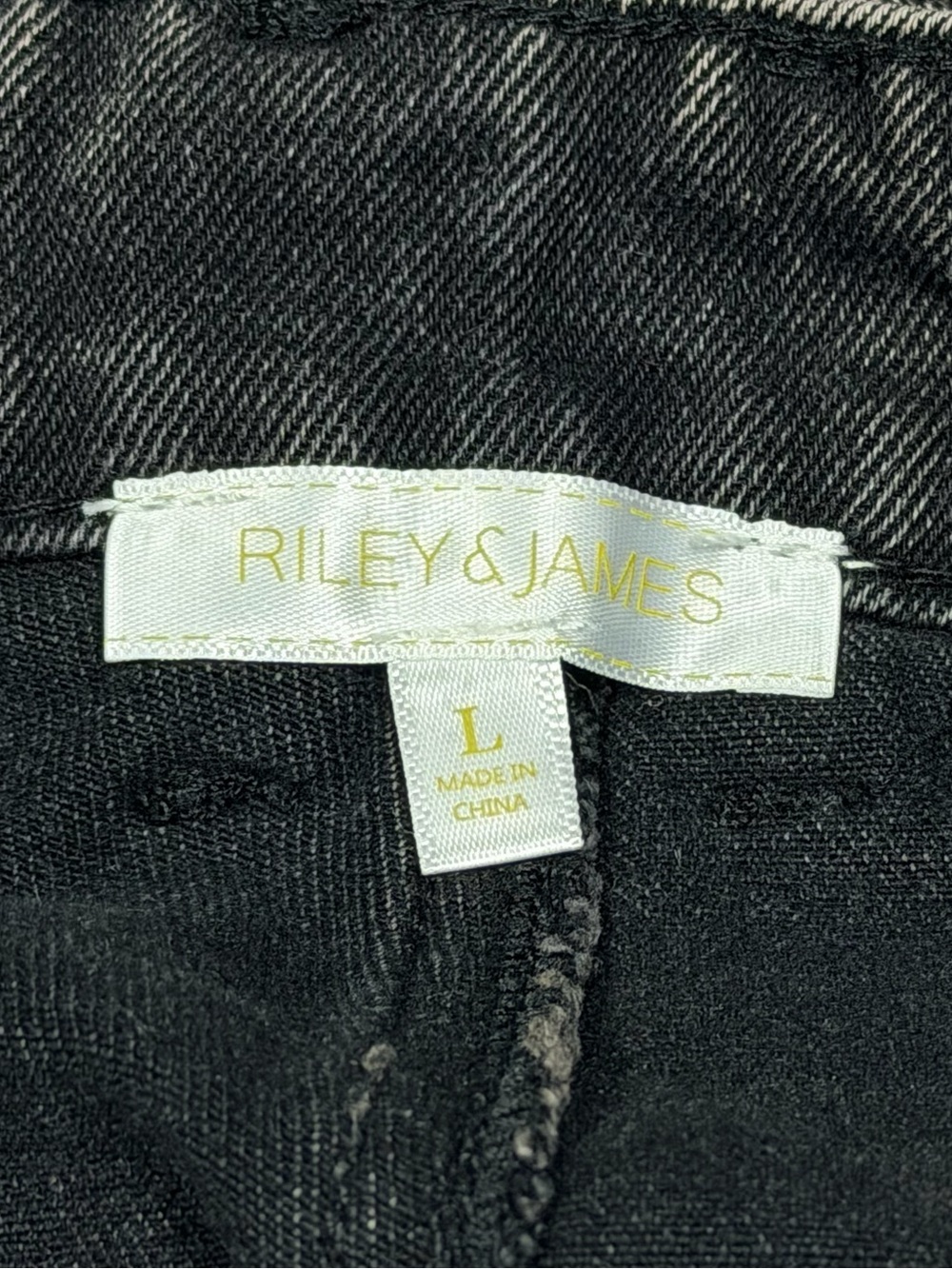 NWT Y2K Black Wide Leg Cargo Jeans Utility Streetwear Riley & James - Picture 11 of 13